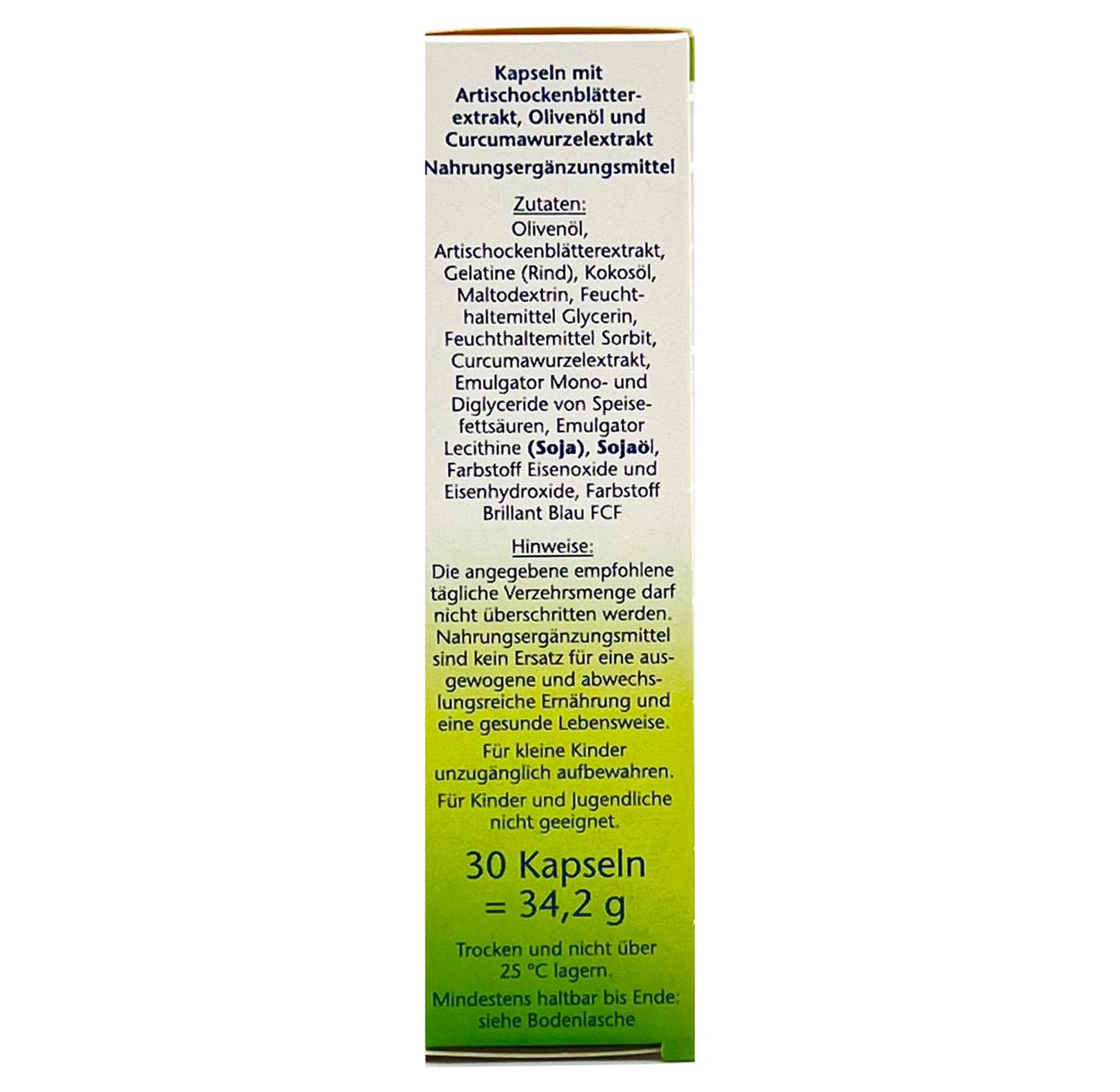 Doppelherz aktiv Artischocke+Curcuma+Olivenöl (30 Stk.)