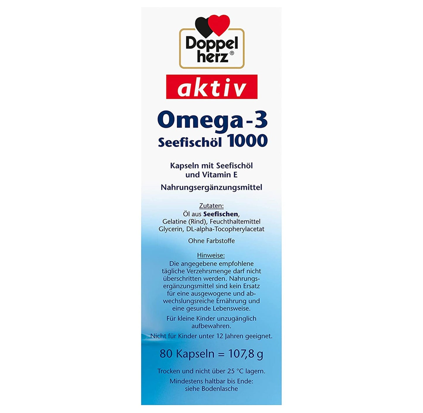 Doppelherz aktiv Omega-3 Seefischöl 1000 (80 Stk.)