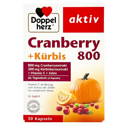 Doppelherz Cranberry+Kürbis Kapseln 30 St